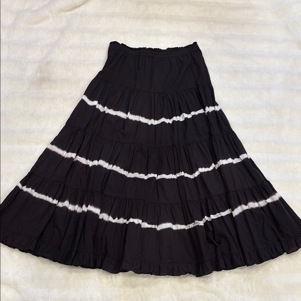 Gypsy Bohemian style skirt. Barbara Lessor, size L